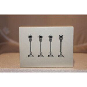 Dept 56 Snow Village - Parking Meters Snow Village